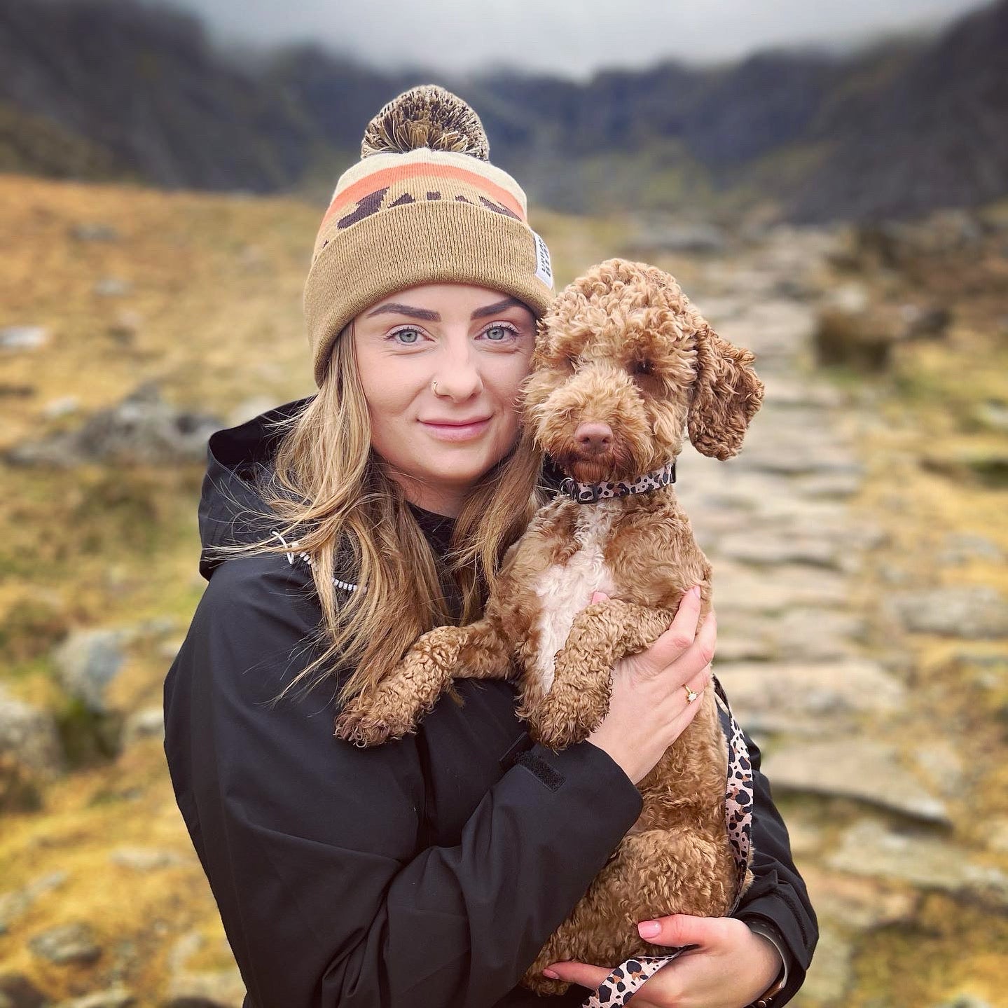 Bear Bobble Hat - Classic Knit Beanie with Pom Pom