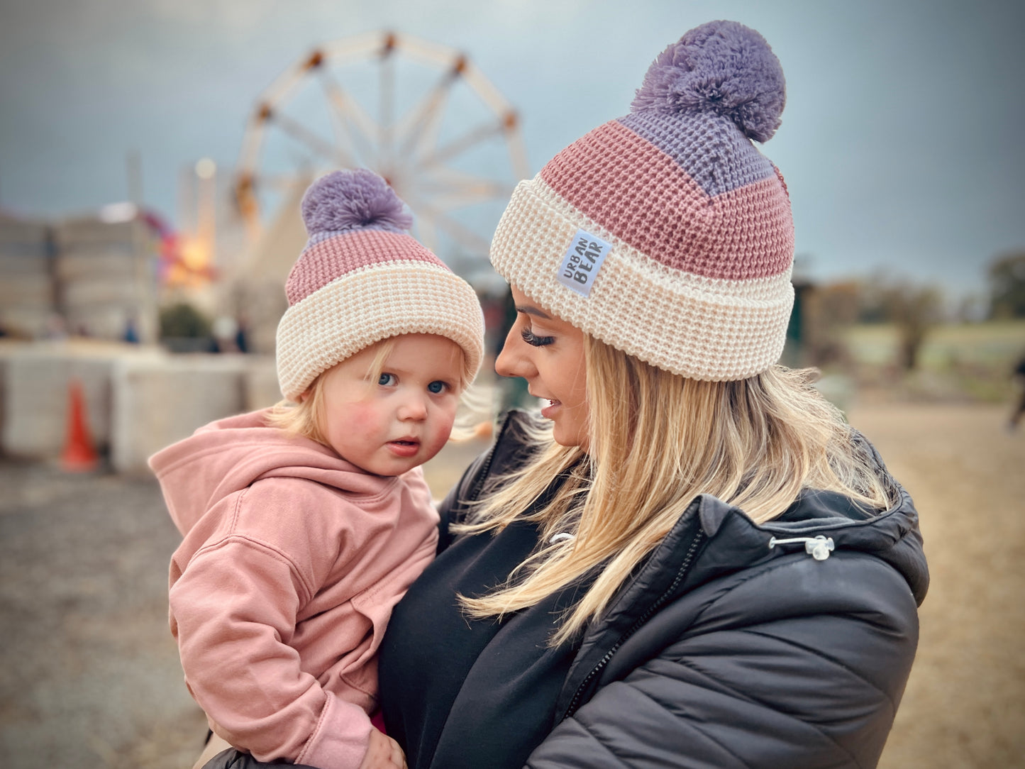 Waffle Bobble Hat