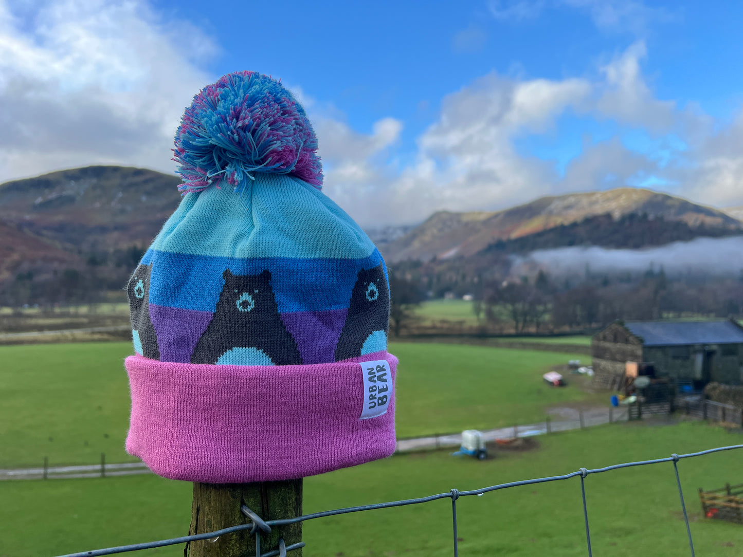 Matching Adult & Child Bear Hat Set