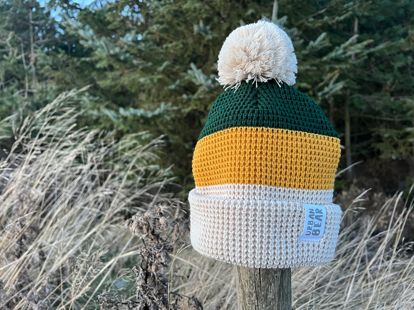 Waffle Bobble Hat