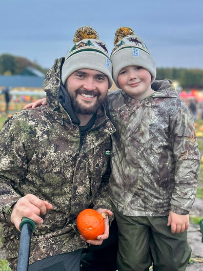 Outdoor Bobble Hat - Jacquard Knit Beanie