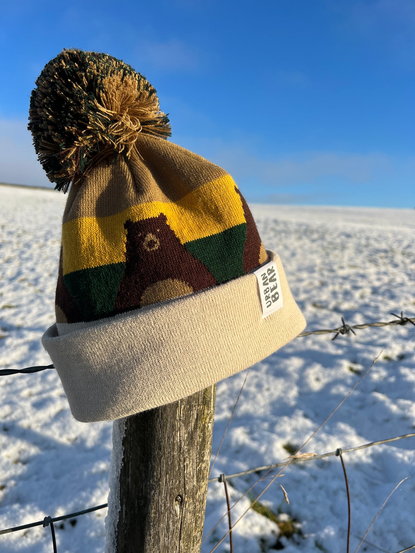 Bear Head Bobble Hat