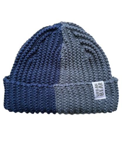 Half & Half Chunky Beanie