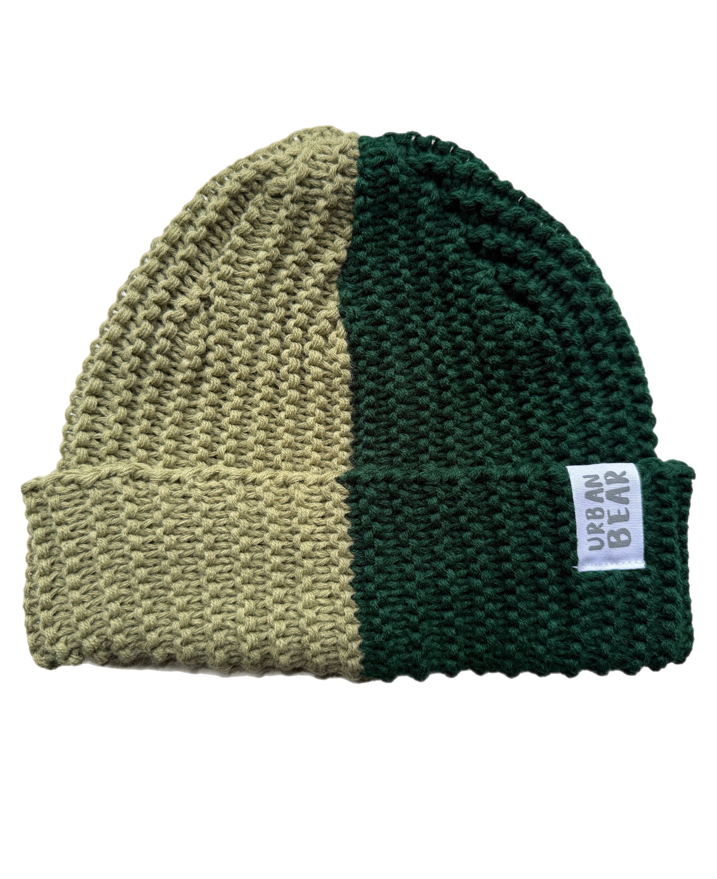 Half & Half Chunky Beanie