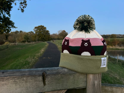 Bear Head Bobble Hat