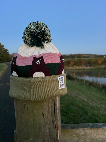 Bear Head Bobble Hat