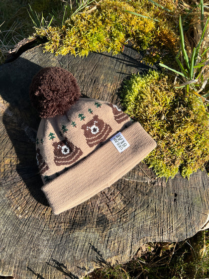 Chunky Bear Bobble Hat