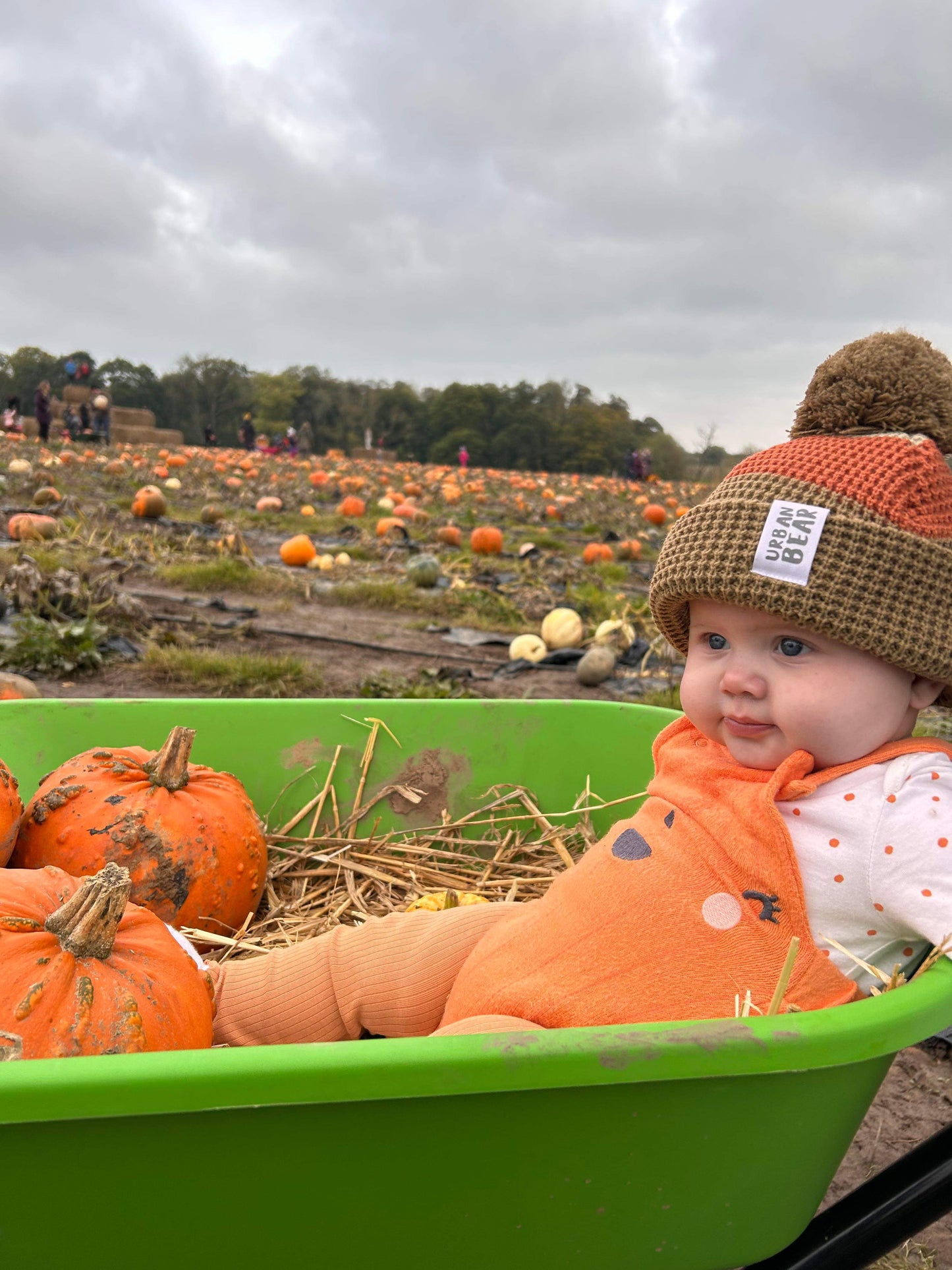 Kids Waffle Bobble Hat - Chunky Knit Beanie